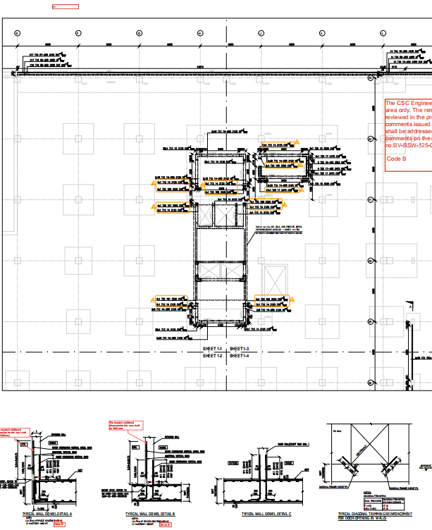 Wall and foundation reinforcement plan